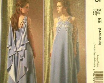 Padme Amidala, Evening Gown, Star Wars Costume -2000's - McCall's Pattern 4995 Uncut Size 14-16-18-20 Bust 36-38-40-42"