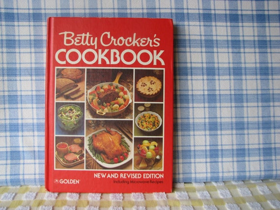 Vintage Betty Crocker's Cookbook Hardback Orange by LucyBettyNJune