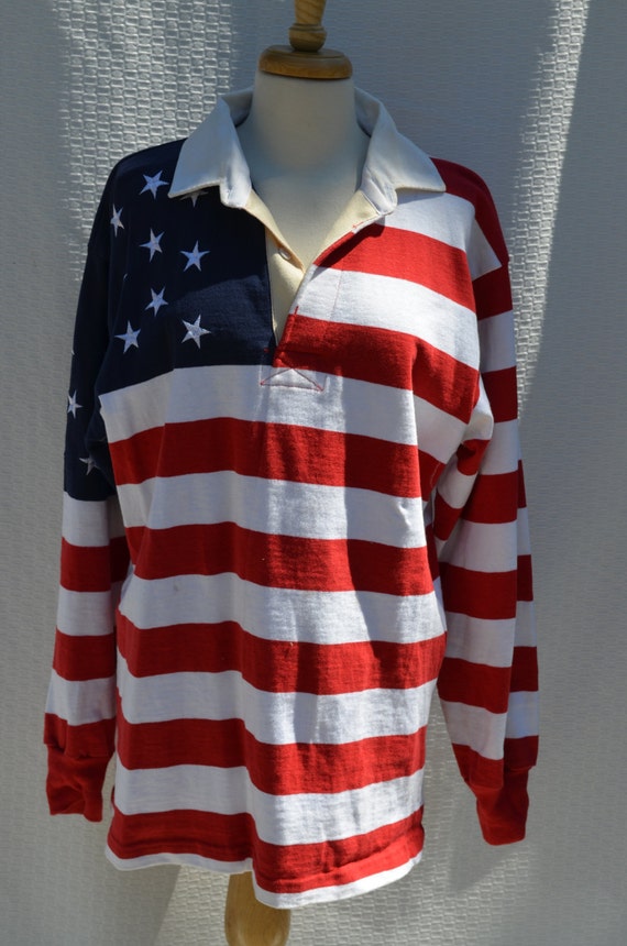 american flag rugby shirt