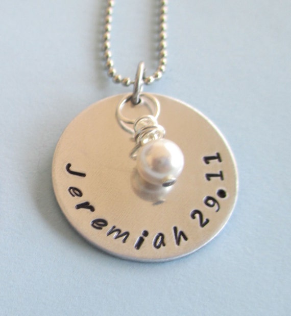 Items similar to CUSTOM Christian Jewelry Bible Verse Christian Hand