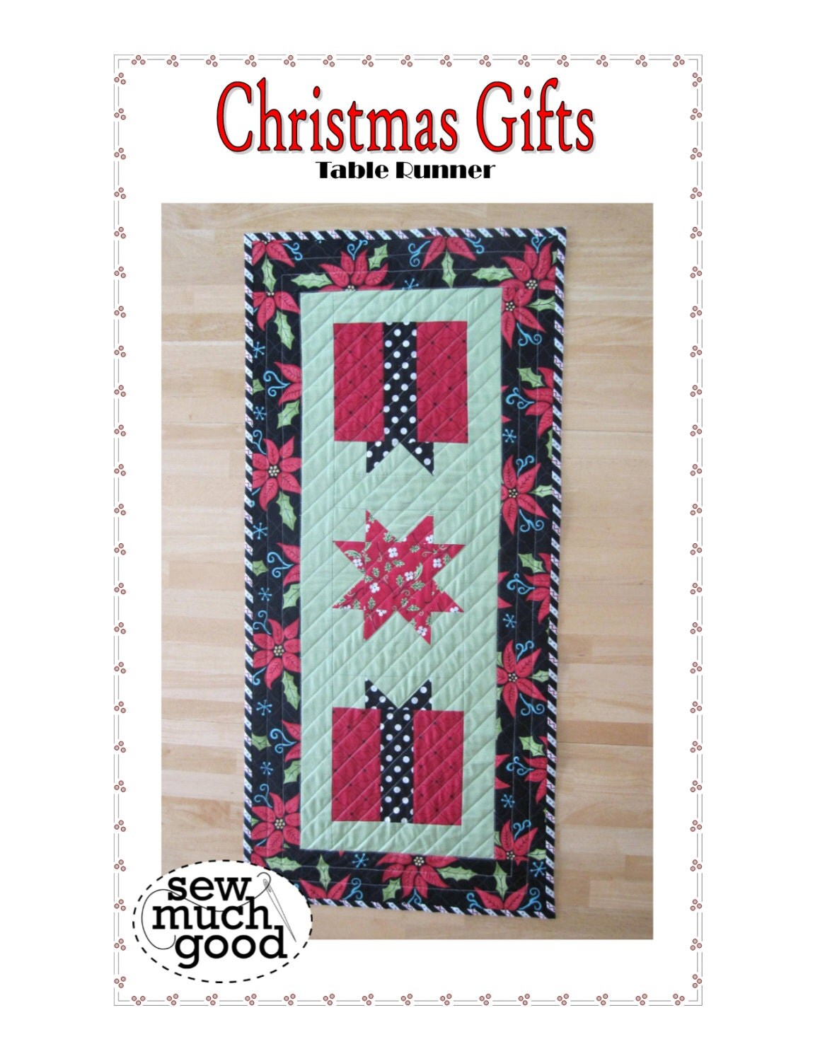 christmas gifts table runner pdf download pattern christmas gifts table runner pdf download pattern