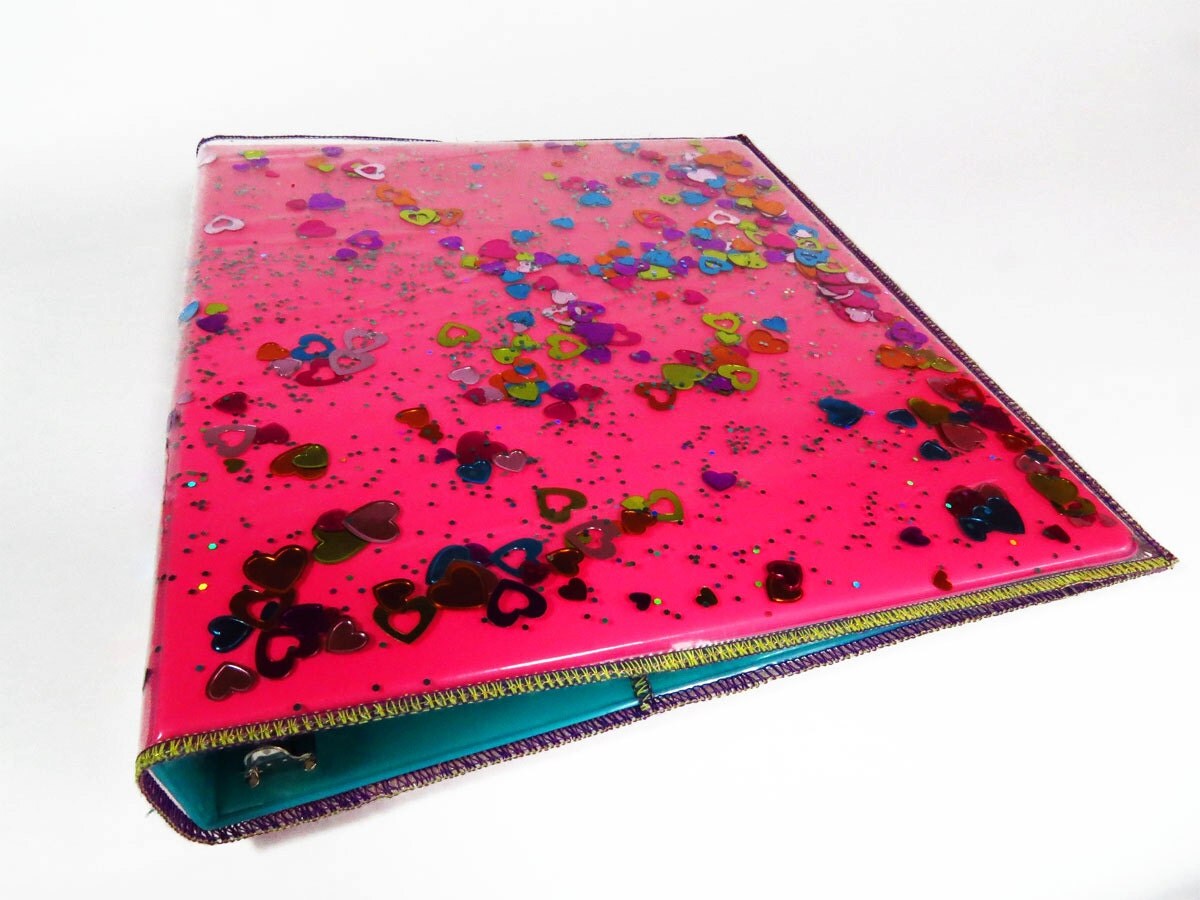 pink 3 binder