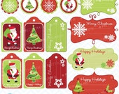 80% OFF SALE christmas tags label frames clipart commercial use, vector graphics, digital clip art, images, gingerbread - CL603 Il_170x135