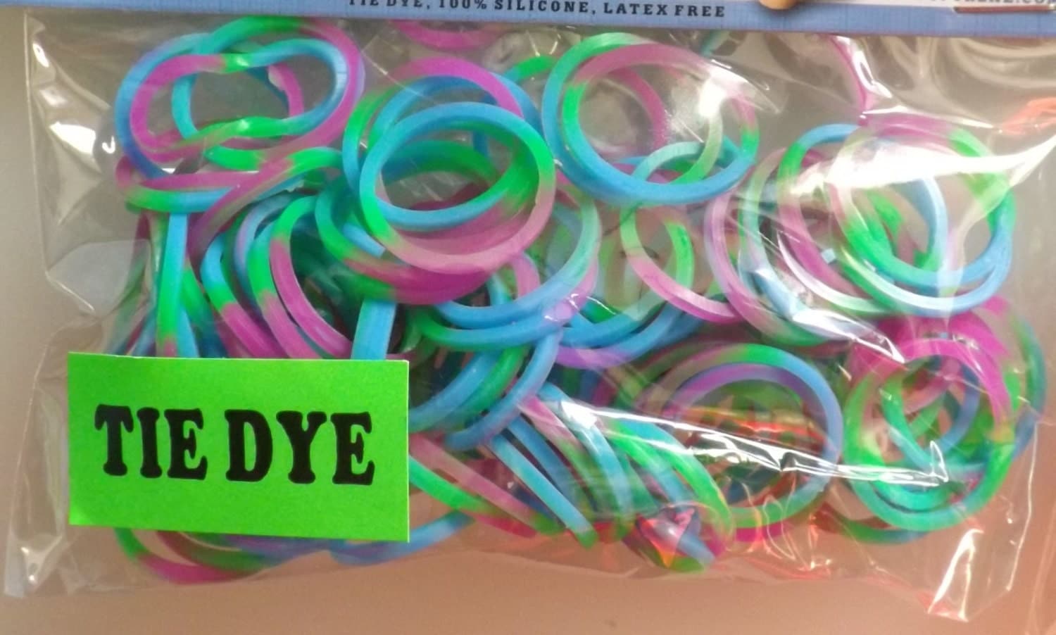 where to put rubber bands on tie dye shirts