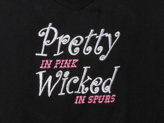 pink spurs shirt