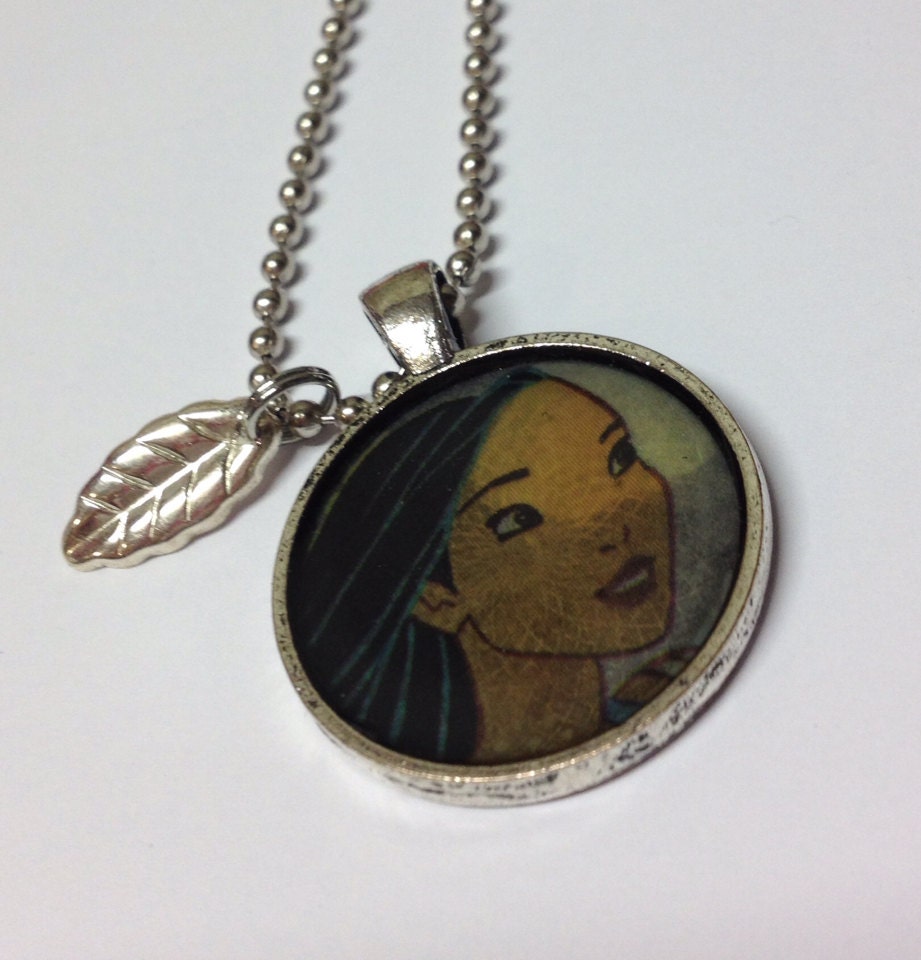 Disney Princess Pocahontas Inspired Charm Necklace