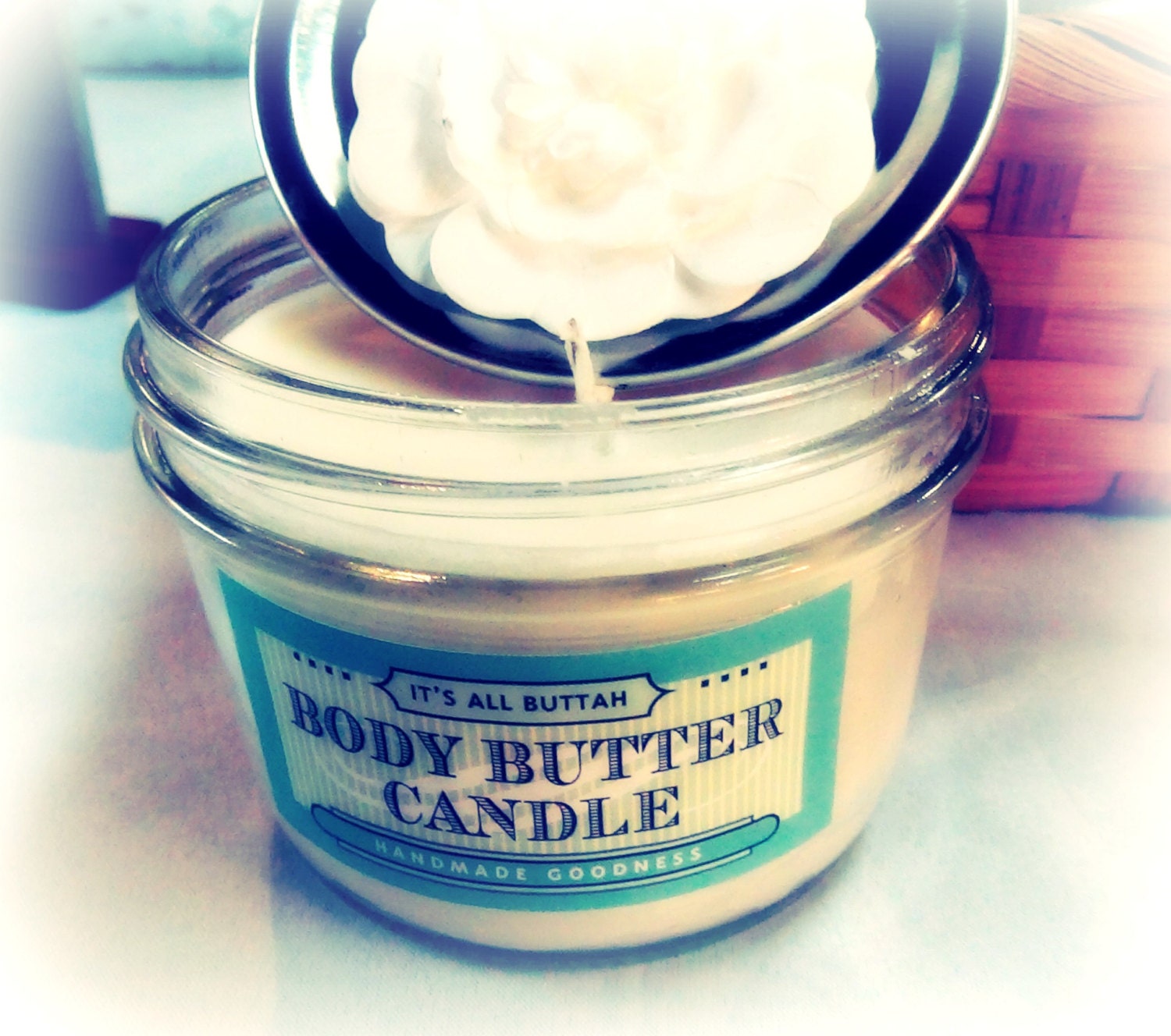 Shea Butter Candle. Body Butter. 10 Ounces. by ItsAllButtah