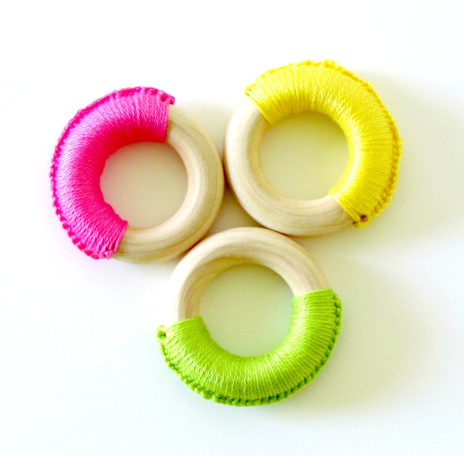 Natural Wooden Teething Ring Ready to ship