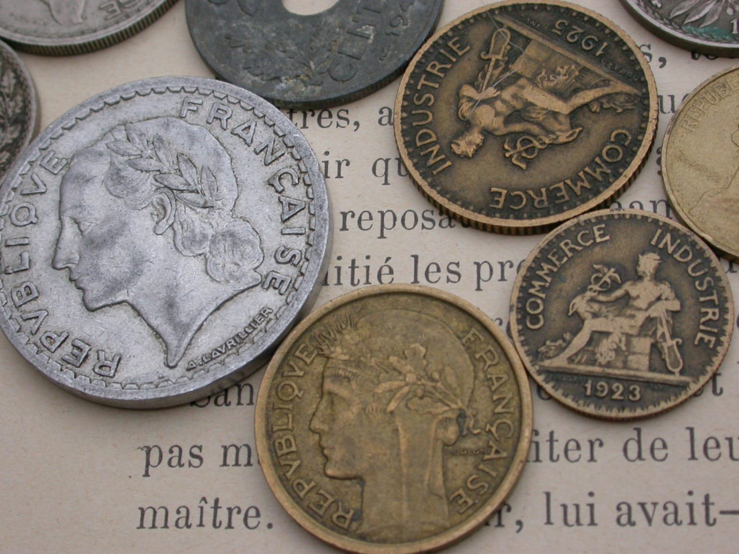 Old french coin