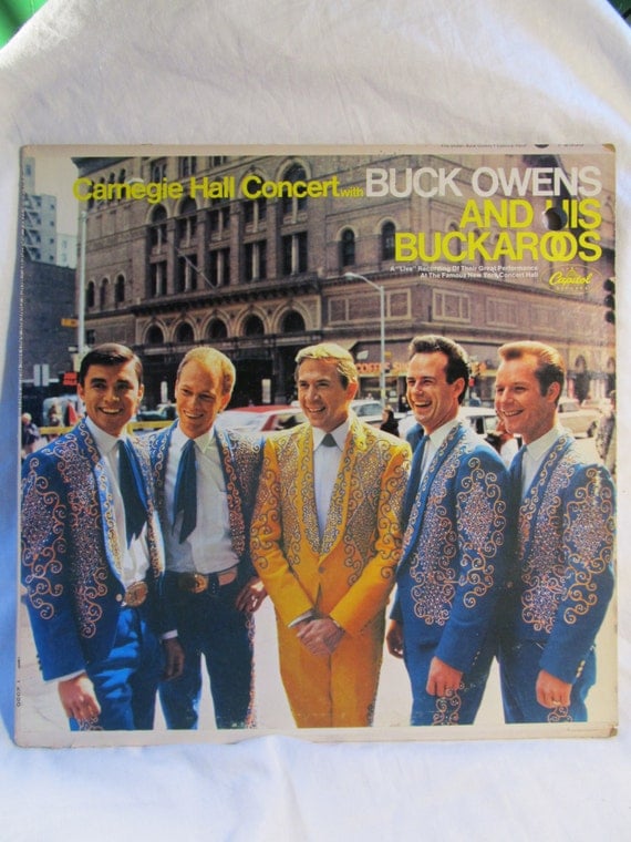 Buck Owens and His Buckaroos Carnegie Hall by TreasureTrek on Etsy