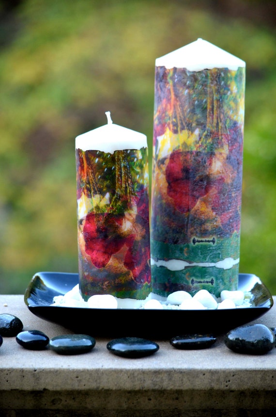 Yoga Candle Fairytale Child's Pose Yoga Art Candle by