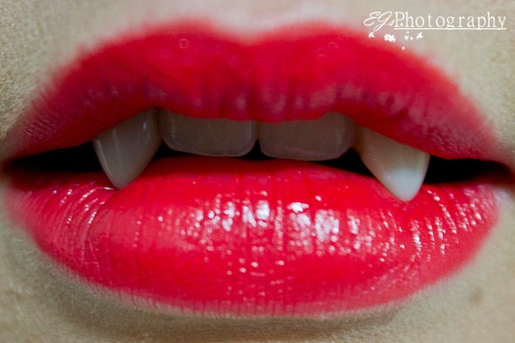True Blood Inspired Vampire Lips Fine Art Photo