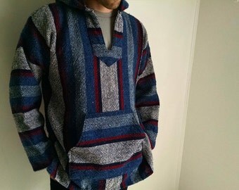 Blue and Red Baja Pull Over / Drug Rug