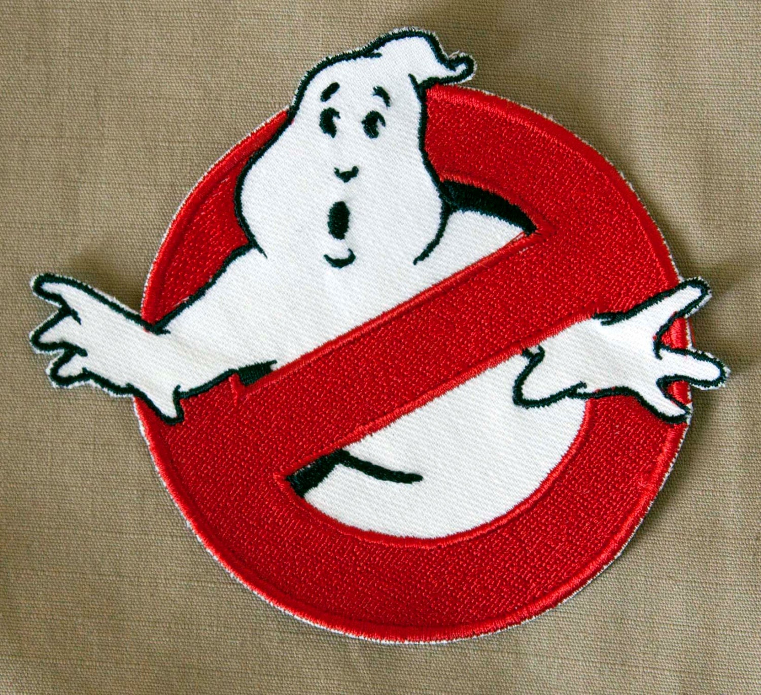 Ghostbusters logo No Ghost patch ANY COLOR