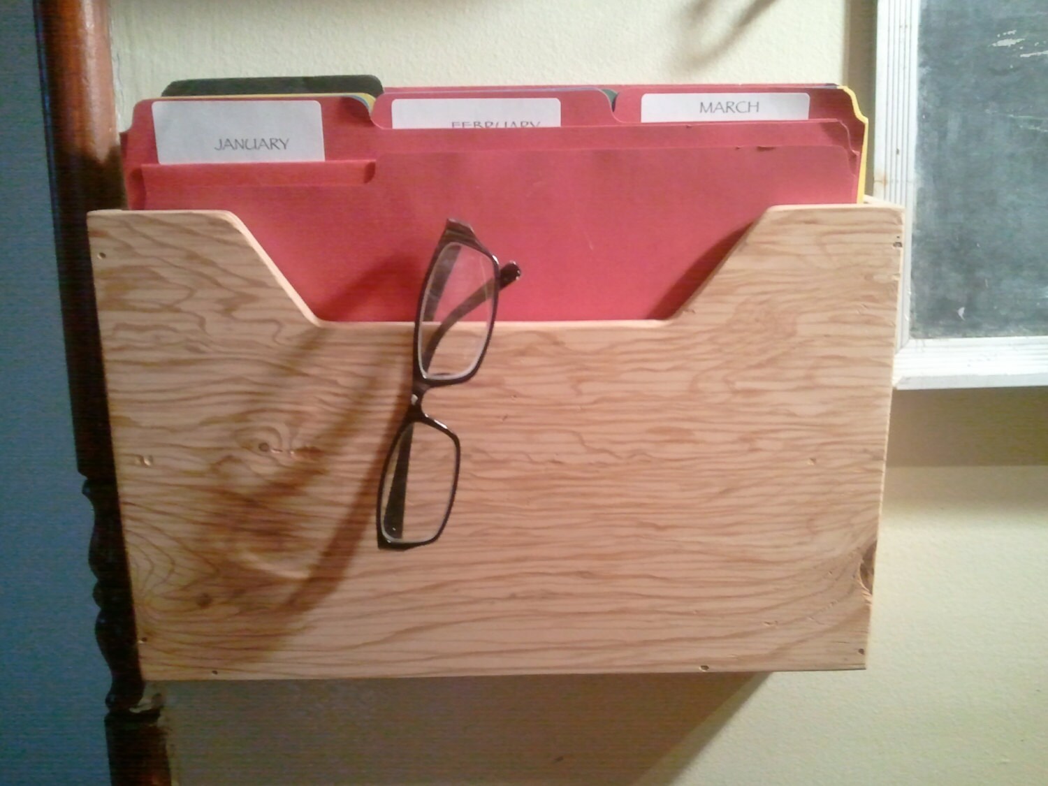 Wall mounted homework organizer image