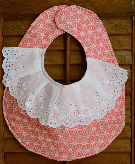 Items similar to Fancy Baby Bibs (girly) on Etsy