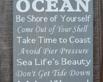 Popular items for advice from the ocean on Etsy