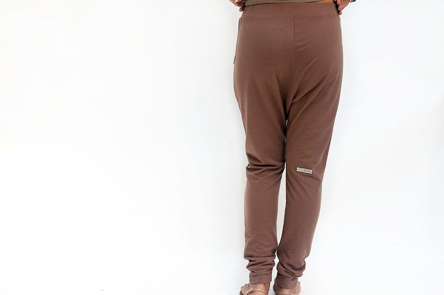 womens brown jogger pants