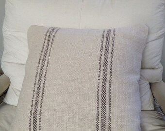 French Vintage Cushion Cover - Blue Toile De Jouy - French Country Pillow - Blue Pillow Cover - Blue Cushion - Vintage Decor - UK