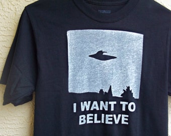 i want to believe x files shirt