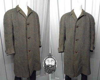 Vintage Crombie Aberdeen Coat Formal Coat Tweed Coat Gentleman Jacket ...