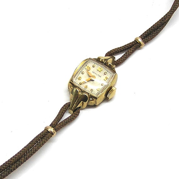 hamilton gold ladies watch