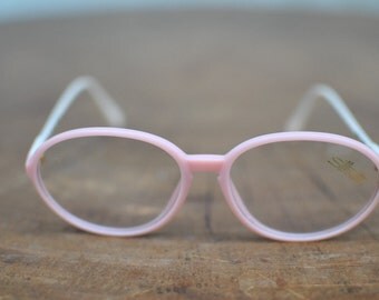 Vintage SILHOUETTE ladies glasses , vintage frames , pink edition .....