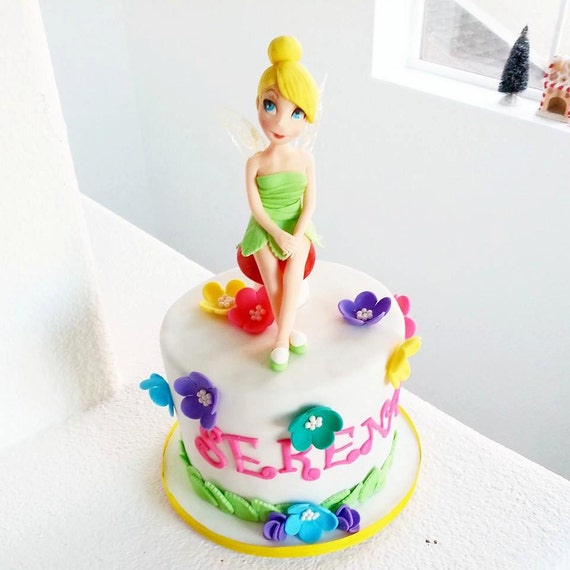 Tinkerbell Fondant Cake Topper