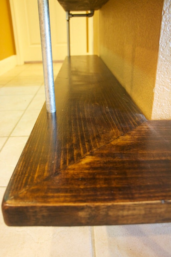 Industrial Pipe Shelving Entertainment Unit Entertaiment