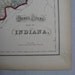 Gray's Atlas Antique Map of India 1873