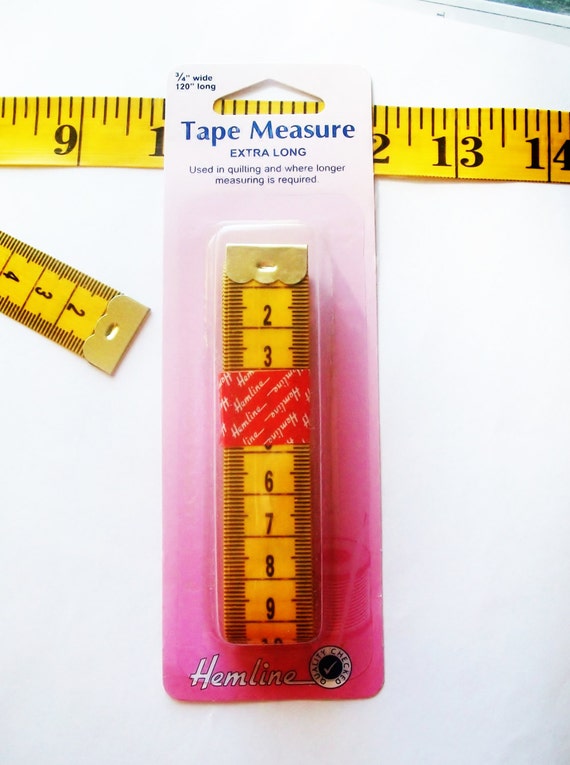XL 120 Tape Measure. Extra long 10 ft / 3 meters.