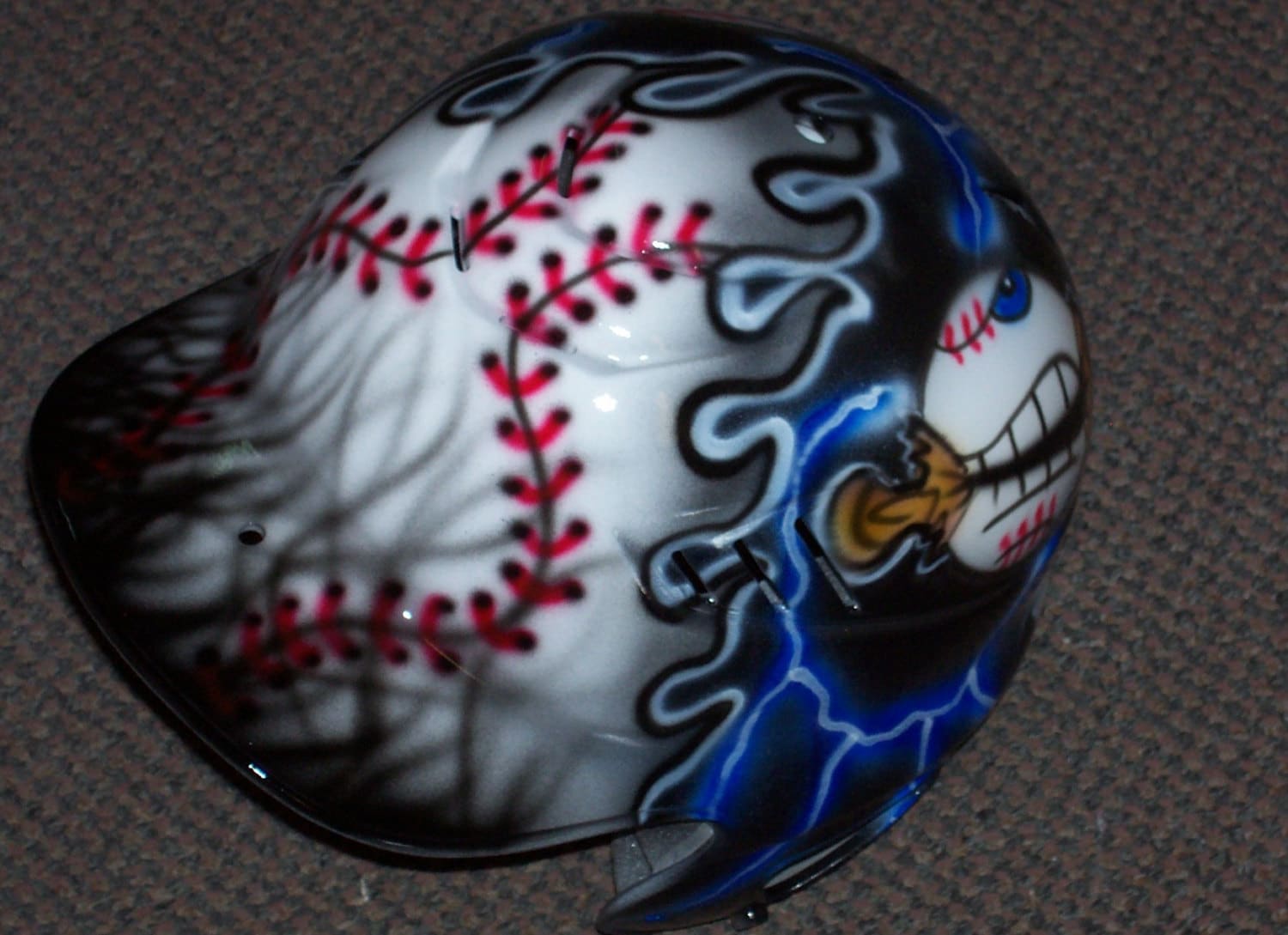 Airbrushed Batting Helmet Baseball Softball New Personalized