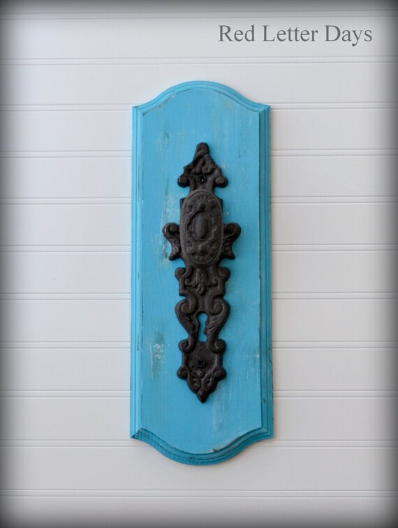 Items similar to Door Knob Decor, Shabby Chic Wall Hook, Vintage