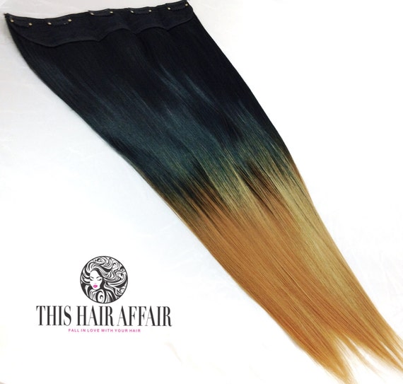 22 Caramel Ombre Clip In Hair Extension by TheHairAffair on Etsy