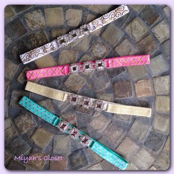 Items similar to Rhinestone Headbands Boho Rhinestone Headband Gypsy