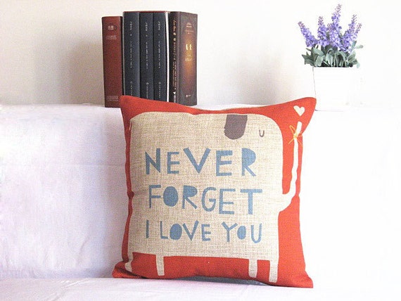 Linen Pillow word print Pillow cover Cushion cover  pillow cover Home Decor Throw pillow Decorative pillow throw pillow