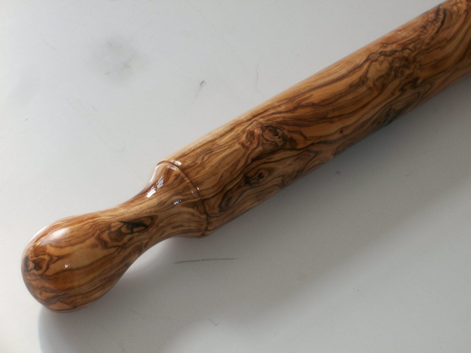 Olive Wood Rolling Pin 40 Cm 16 Pastry By Wodencraftt