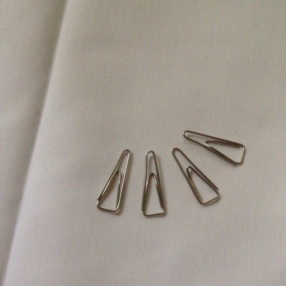 Vintage triangular paper clips