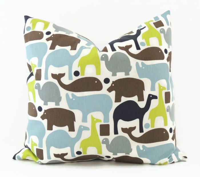 Animal Pillow Cover 14x14 Pillow Cover Animal Decorative