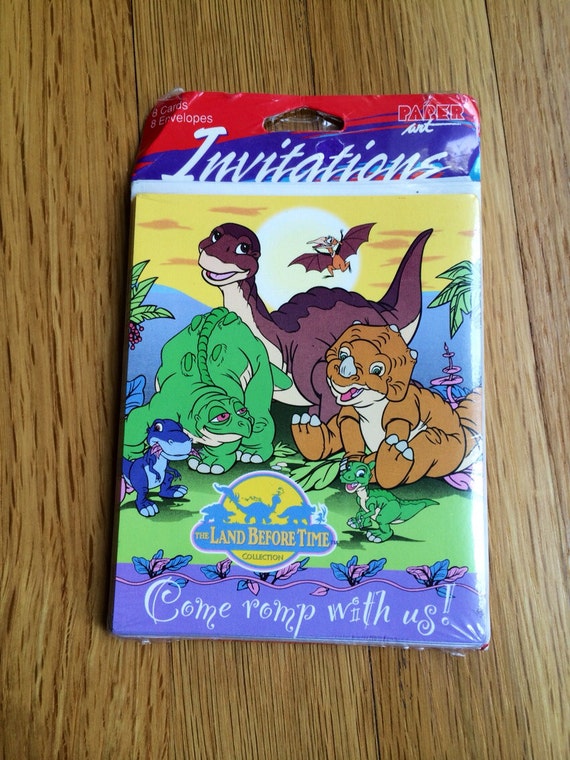 Land Before Time Birthday Invitations 5