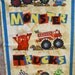 Monster Truck Mania by Desiree's Designs for Quilting Treasures, By the Panel,  24" x 44" Great for your Kids