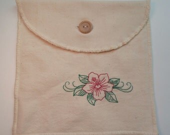 Reusable Organic Cotton Sandwich / Snack Bag