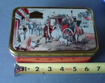 Vintage Ye Old Inn Tin by Pletcher and Pollack N.YC. Bake-In Gift Can