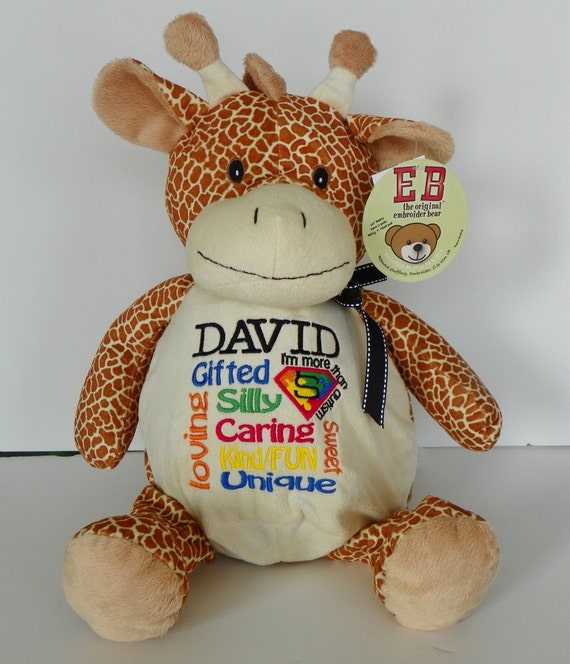 Personalized Stuffed Animal with Autism by