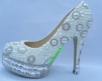 Popular items for diamond shoes on Etsy