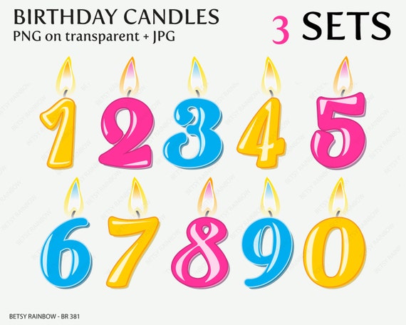 free birthday numbers clipart - photo #34