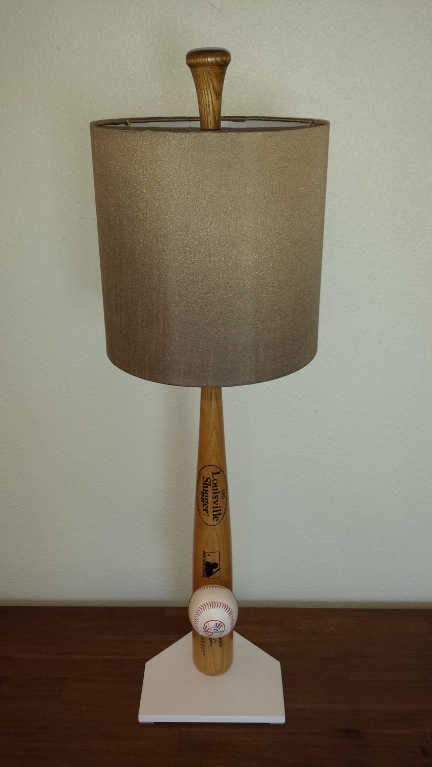 BASEBALL BAT LAMP New York Yankees Derek Jeter Logo Bat