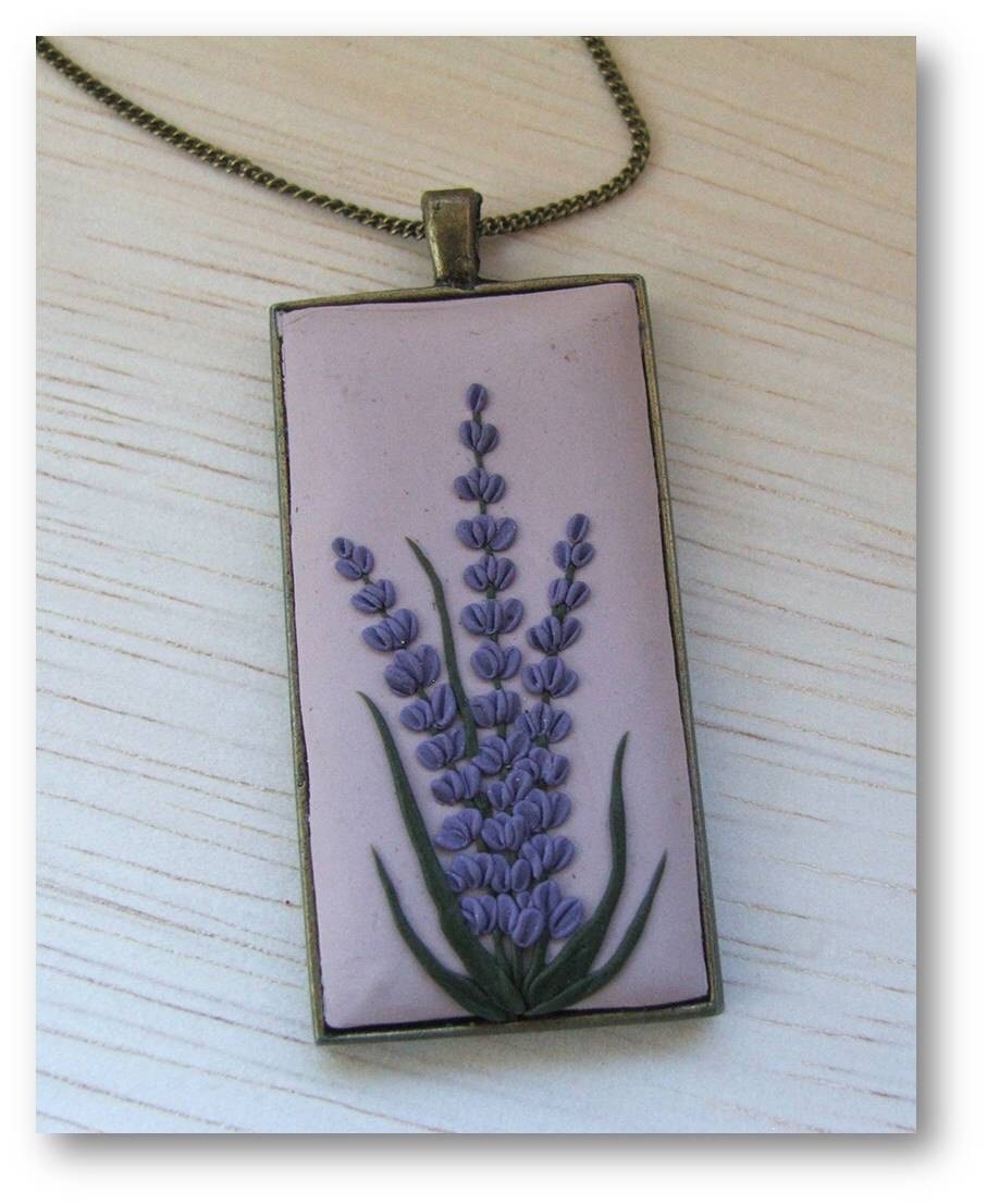 LavenderJewelry Lavender Polymer Clay Jewelry Lavender