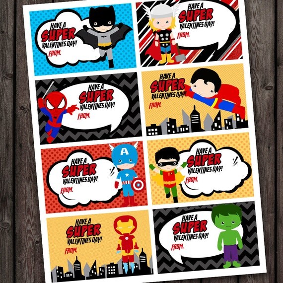 80% Off Sale Superhero Food Tent Cards Instant Download, Printable ...