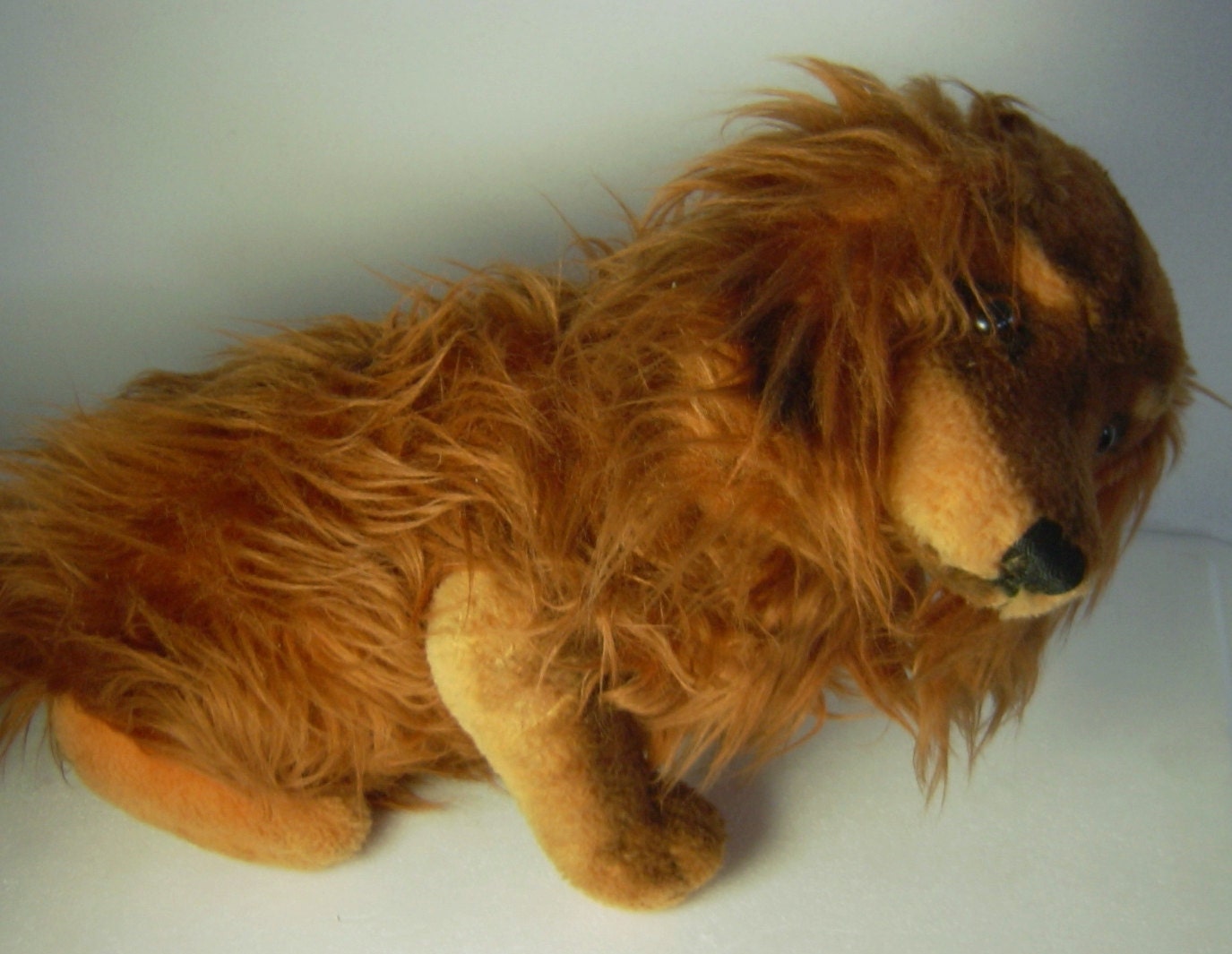 long haired dachshund plush